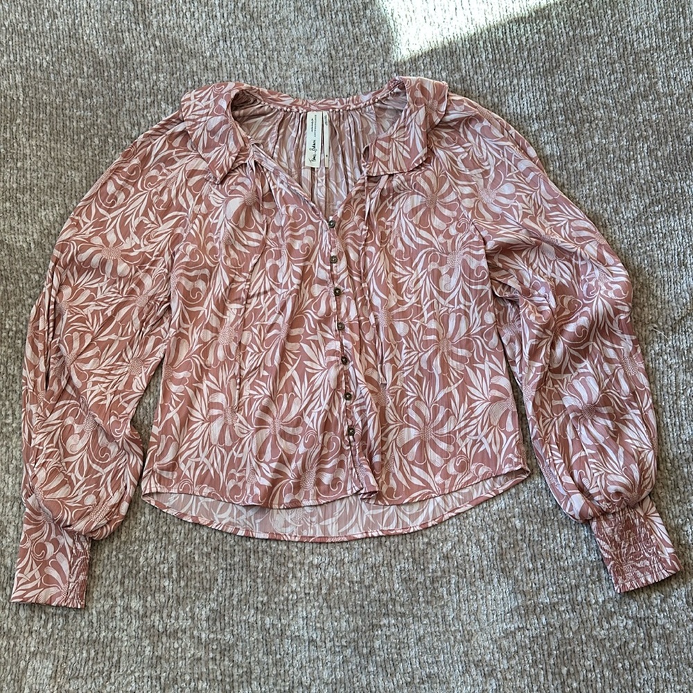 Florence Balducci Femme Collared Blouse by Anthropologie